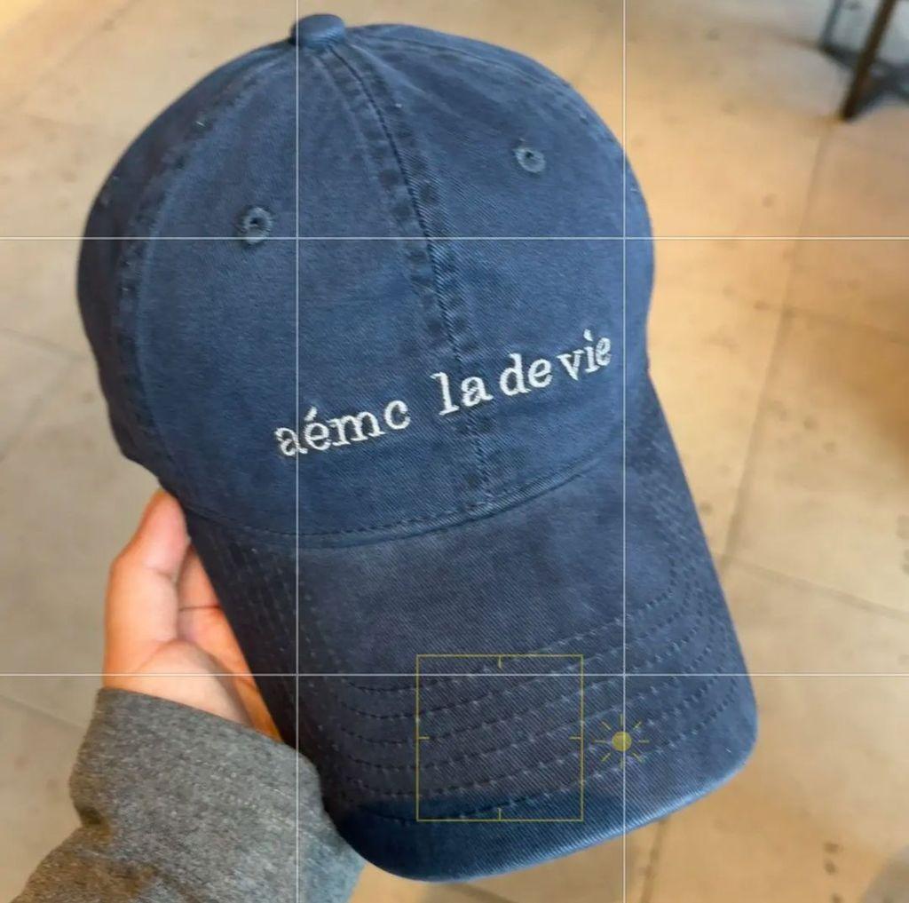 Spring Adjustable Purple Cotton Baseball Cap With Embroidered Letter Design For Casual Men Women