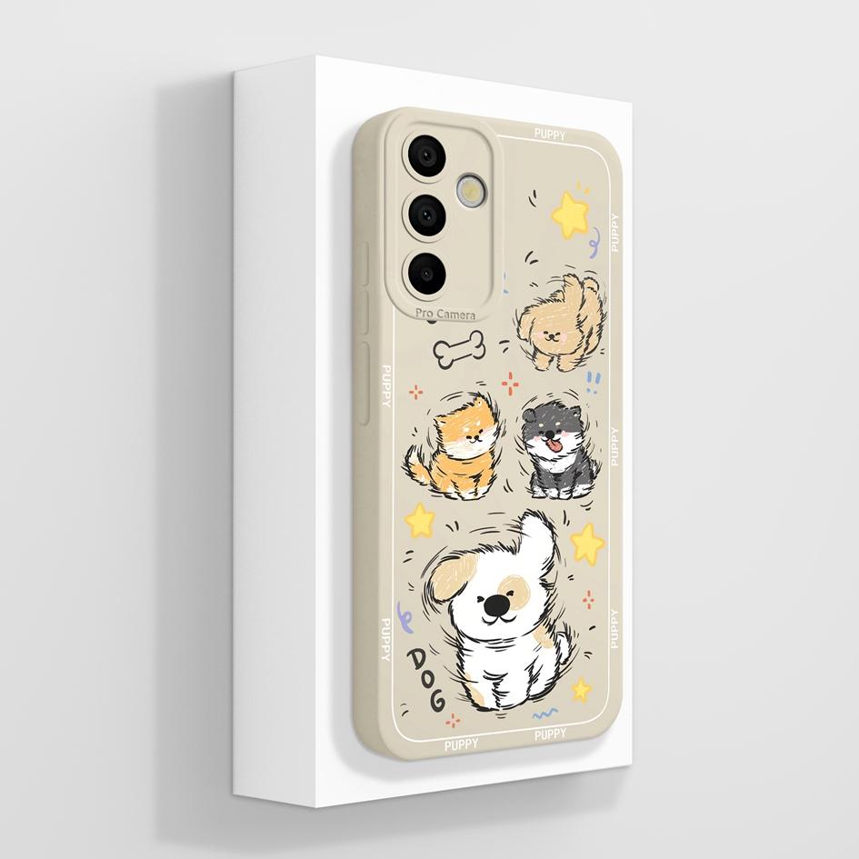 Phone Case For Samsung A15 A16 A26 A36 A56 M15 Fashion Aesthetic Butterfly Lightweight Soft Screen Protector Liquid Silicone Couples Cover For Samsung