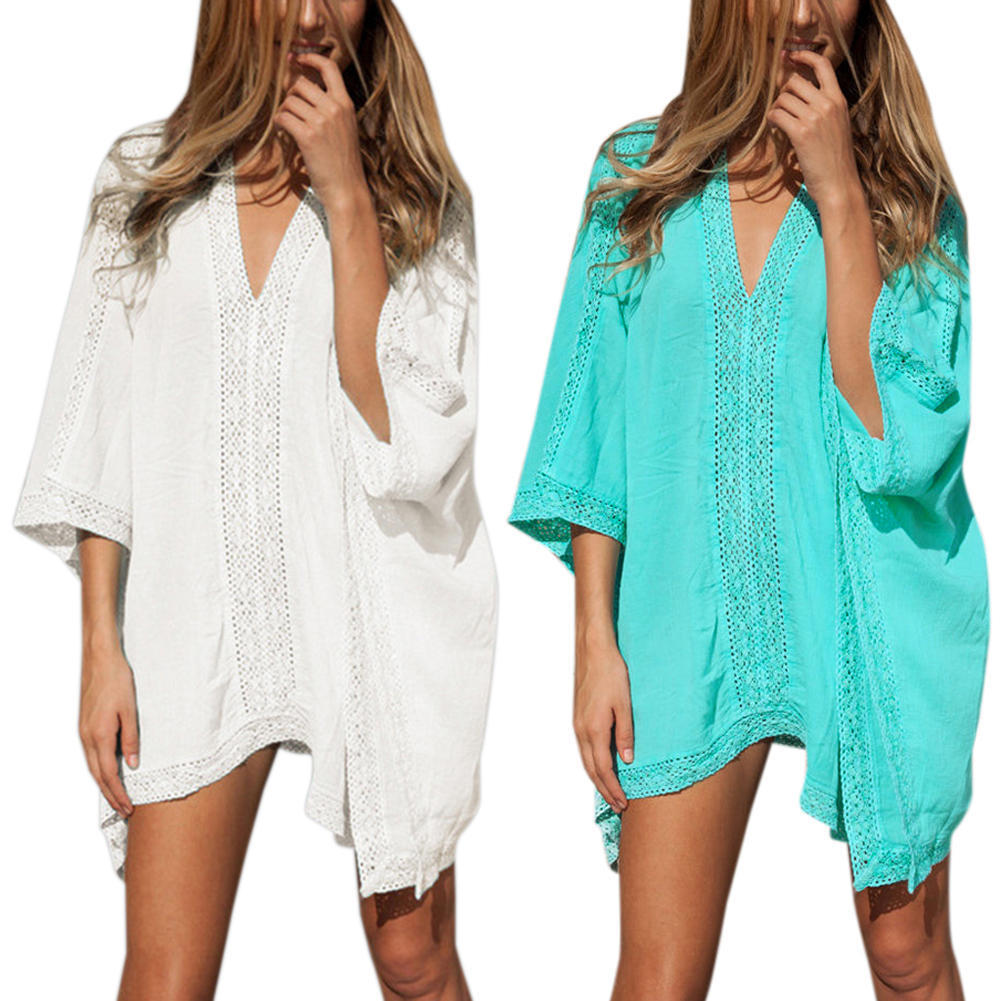 Buy Women Lace Bikini Cover Up Swimwear Beach Dress at affordable prices — free shipping, real