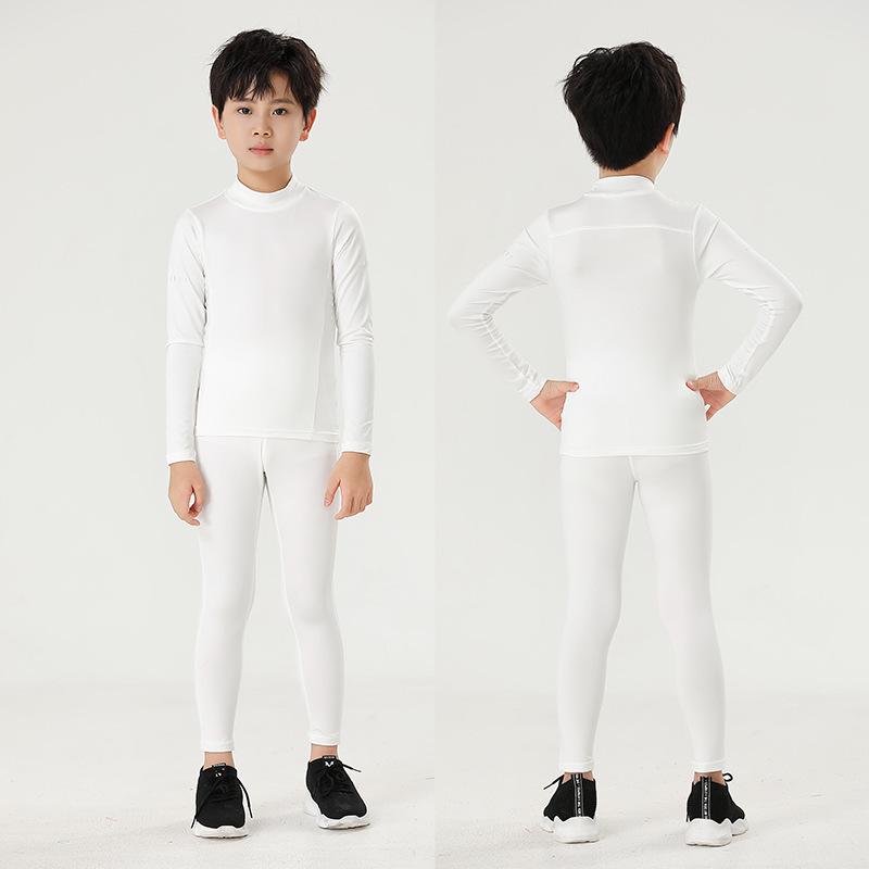 2024 Kids' Quick-Dry Sportswear Set: Elastic Fit Underwear for Boys & Girls, Perfect for Basketball, Football, and Athletics