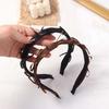 Elegant French Style Hairband Thin Women's Hairhoop Ins Satin Bow Headband  Ladies