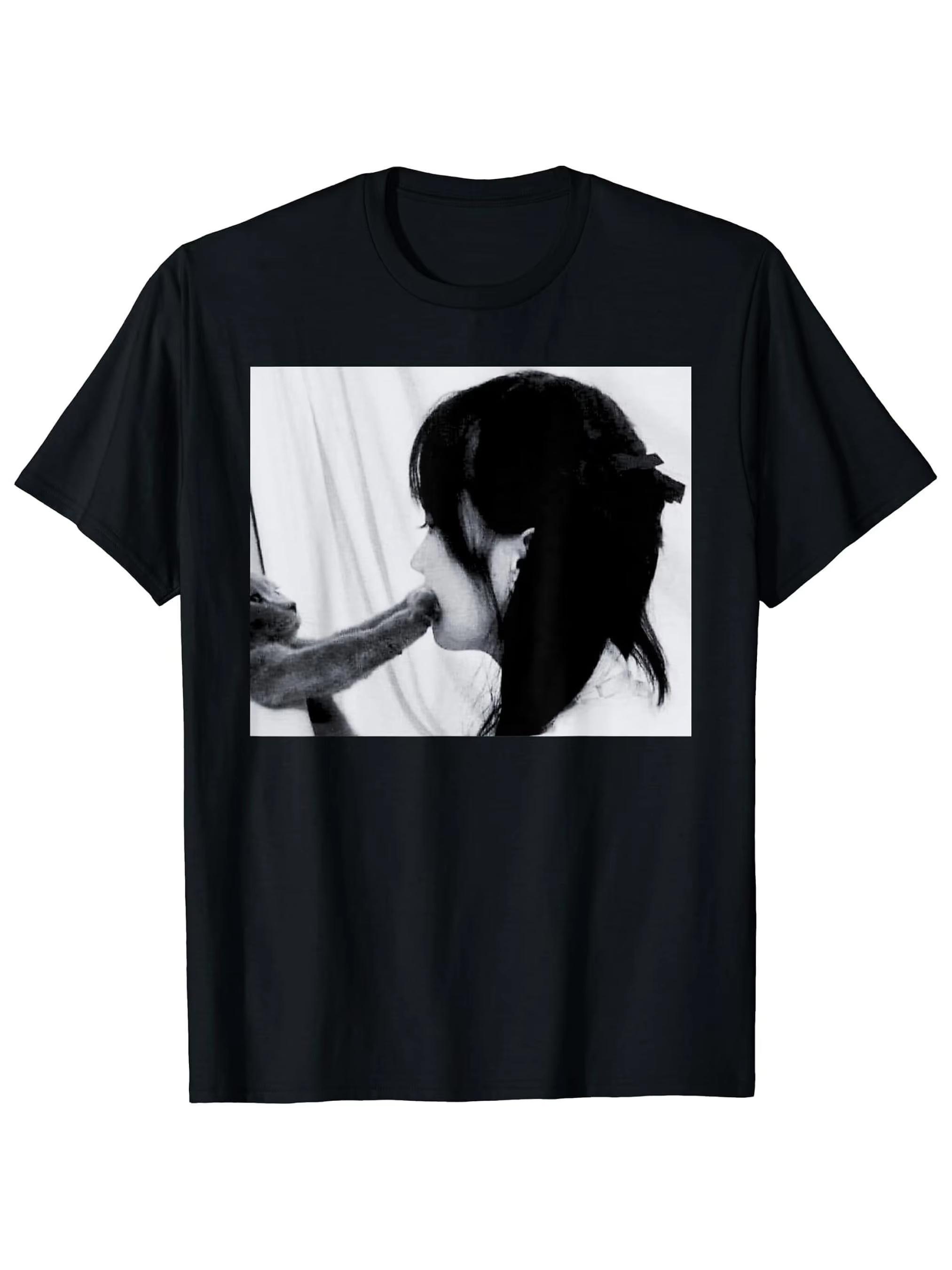 

Мужская футболка с забавным кошачьим узором Грязное сердце кота Дизайн Черный фон с белым кошачьим узором - лучший подарок для любителей кошек 3XL