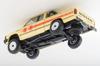 Tomytec Tomica Limited Vintage Neo LV-N321a Nissan 4x4 King Cab Truck (Yellow, North American Specification) - Fully Assembled