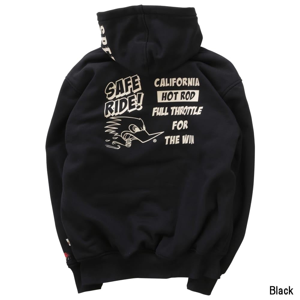 Clay Smith GO AHEAD Windproof Zip Motorcycle Size M Hoodie, Gear, Black, (CSY-5106)