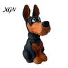 Creative Wooden Craft Doberman Ornament, Hand Carved Sculpture, Cute Handcrafted Dog Statue Figurine for Home Shelf And Entryway Basswood Decor