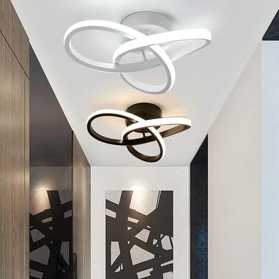 Haushalt LED Decke Lampe Kronleuchter Drei Farben Lampe Moderne Stil Schlafzimmer Licht Oberfläche Installation 220v Esszimmer Lampe
