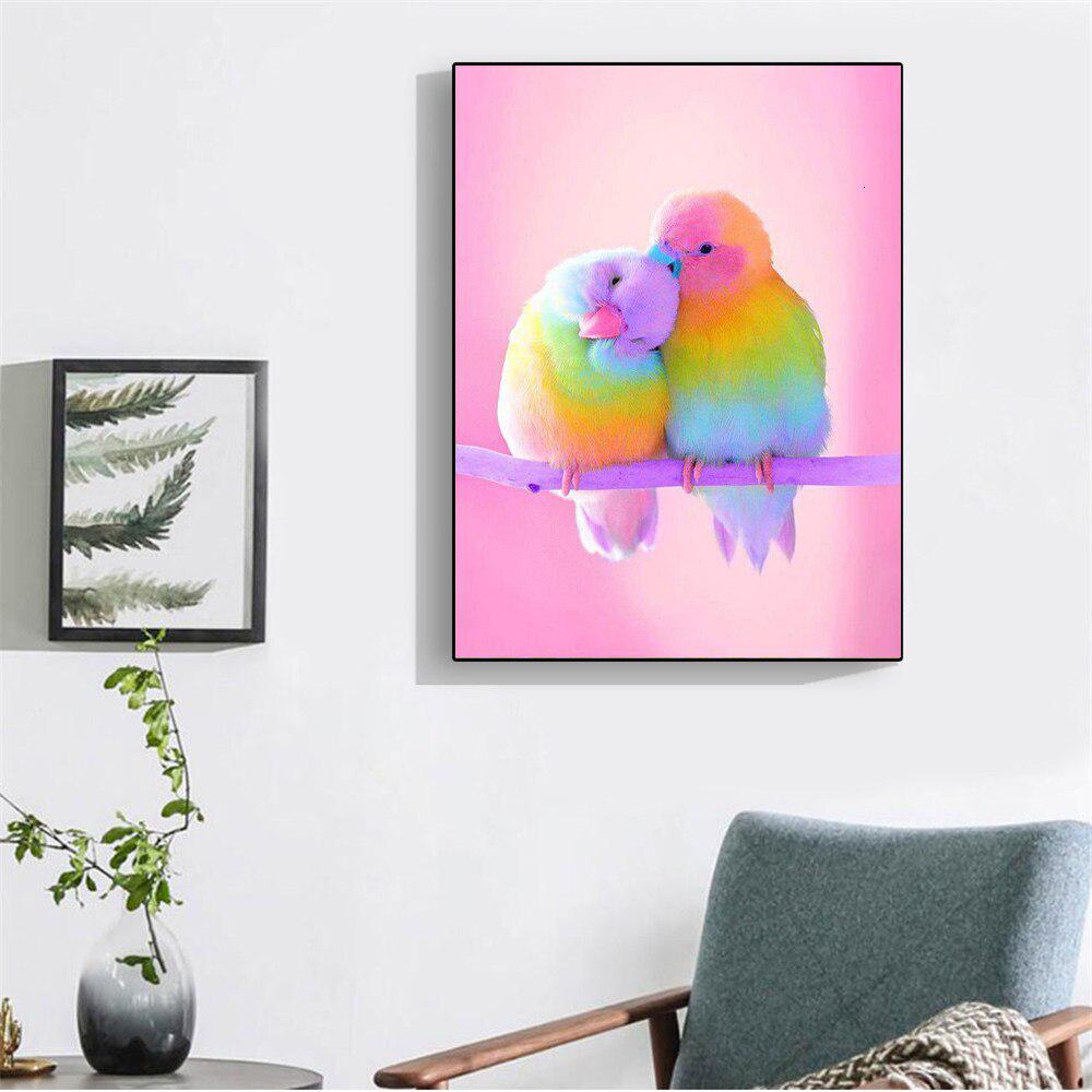 5D Diamond Painting Parrot Animal Home Decoration Full Drill Embroidery Rhinestone Picture Handcraft