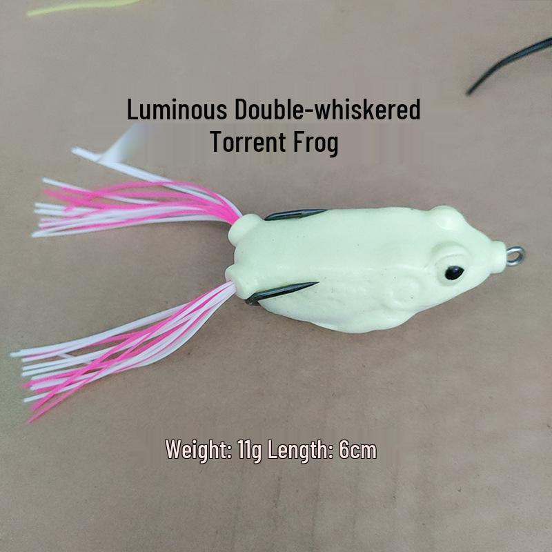 Lei Frog Mouse Black Fish Bionic Soft Lure: No Modification Needed, Freshwater Artificial Bait