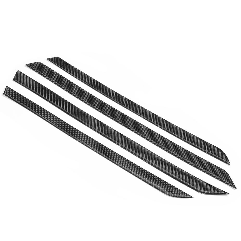 

Комплект из 4 шт. Накладка на внутреннюю панель двери в стиле карбонового волокна, отделка полосой, накладка для интерьера автомобиля, рестайлинг, подходит для Honda
