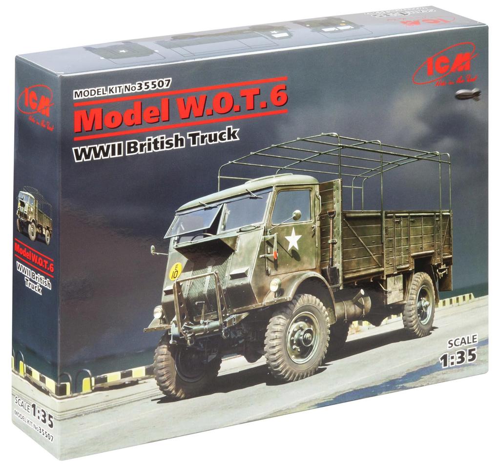 ICM WWII British Army Ford Truck Plastic Model Kit 35507 1/35 W.O.T.6