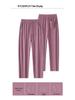GAGN Plus Size Women's Summer Ice Silk Pants - Lightweight Straight-Leg Trousers for Middle-Aged Women 200 Jin