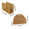 Rustic Style Vertical Napkin Dispenser Retro Tissue Storage Rack  Desktop Use