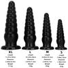 30 * 8.3cm Black Pointed  Oversized Anal Plug Suction Cup  Anal Sex Product  Erotic Chrysanthemum Oversized  Thick Fist Sex