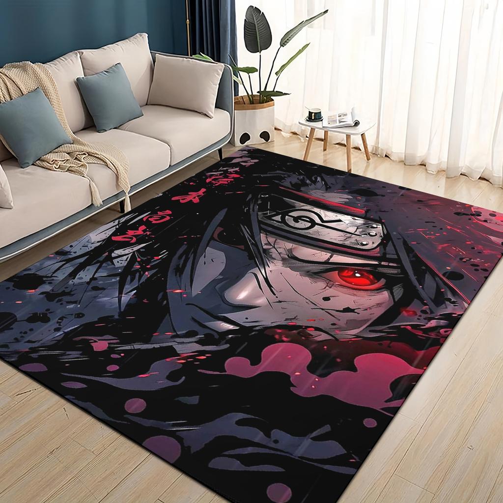 HOT Kreskówka I-Itachi 3D Japonia Anime Dywan Dywanik do Salonu Sypialni Dekoracja Domu, dla Dzieci Zabawa Antypoślizgowy na Sofę Wycieraczka