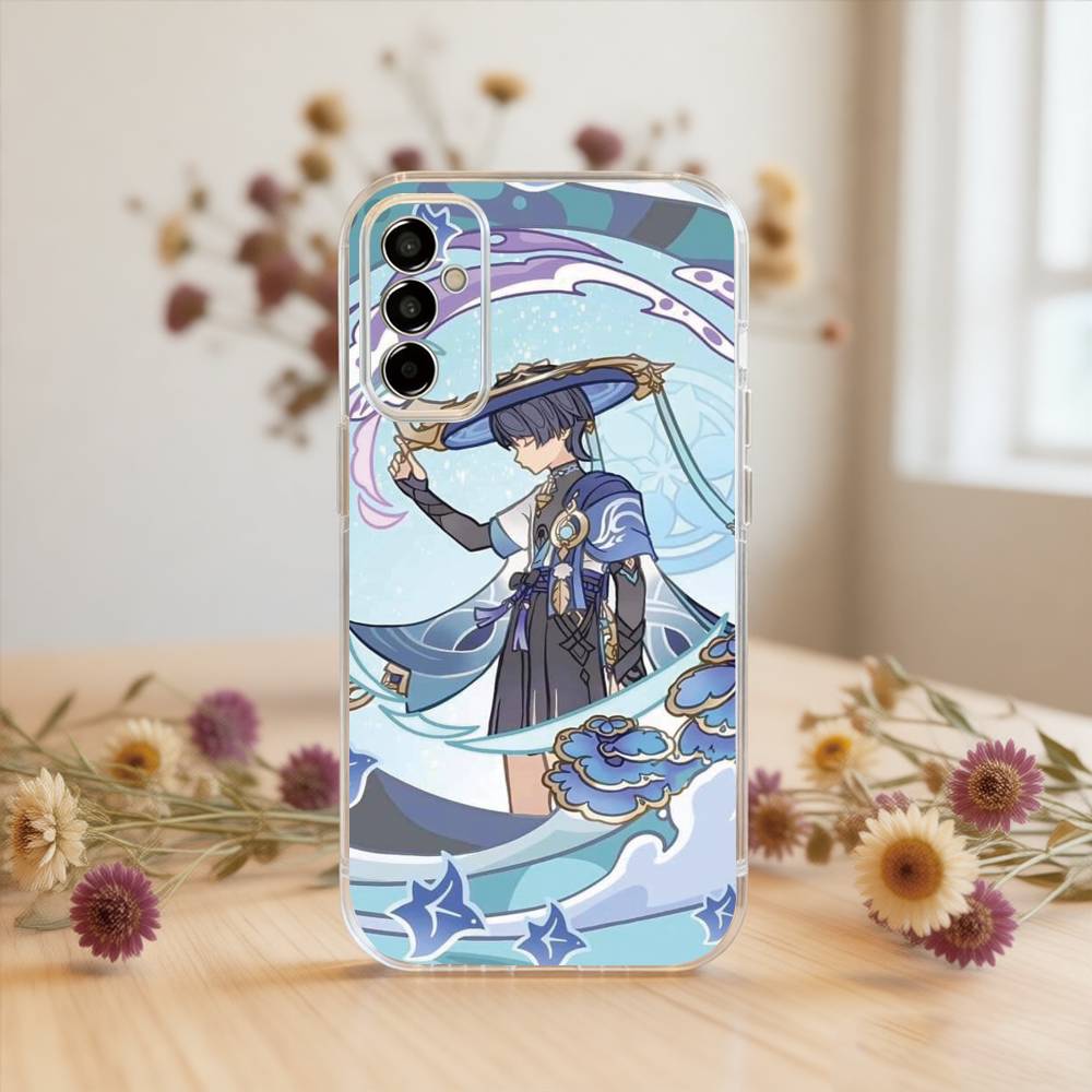 Genshin Impact Wanderer Phone Case For SamsungA10,12,20,21S,30,31,40,50,51,52,70,71 Transparent Cover