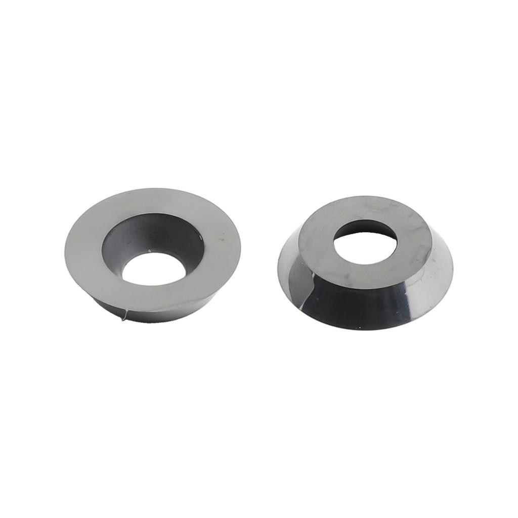Tungsten Carbide Cutter Carbide Insert Cutter 12mm Diameter 2.5mm Thickness 30 Degree Edge Countersunk Mounting Hole
