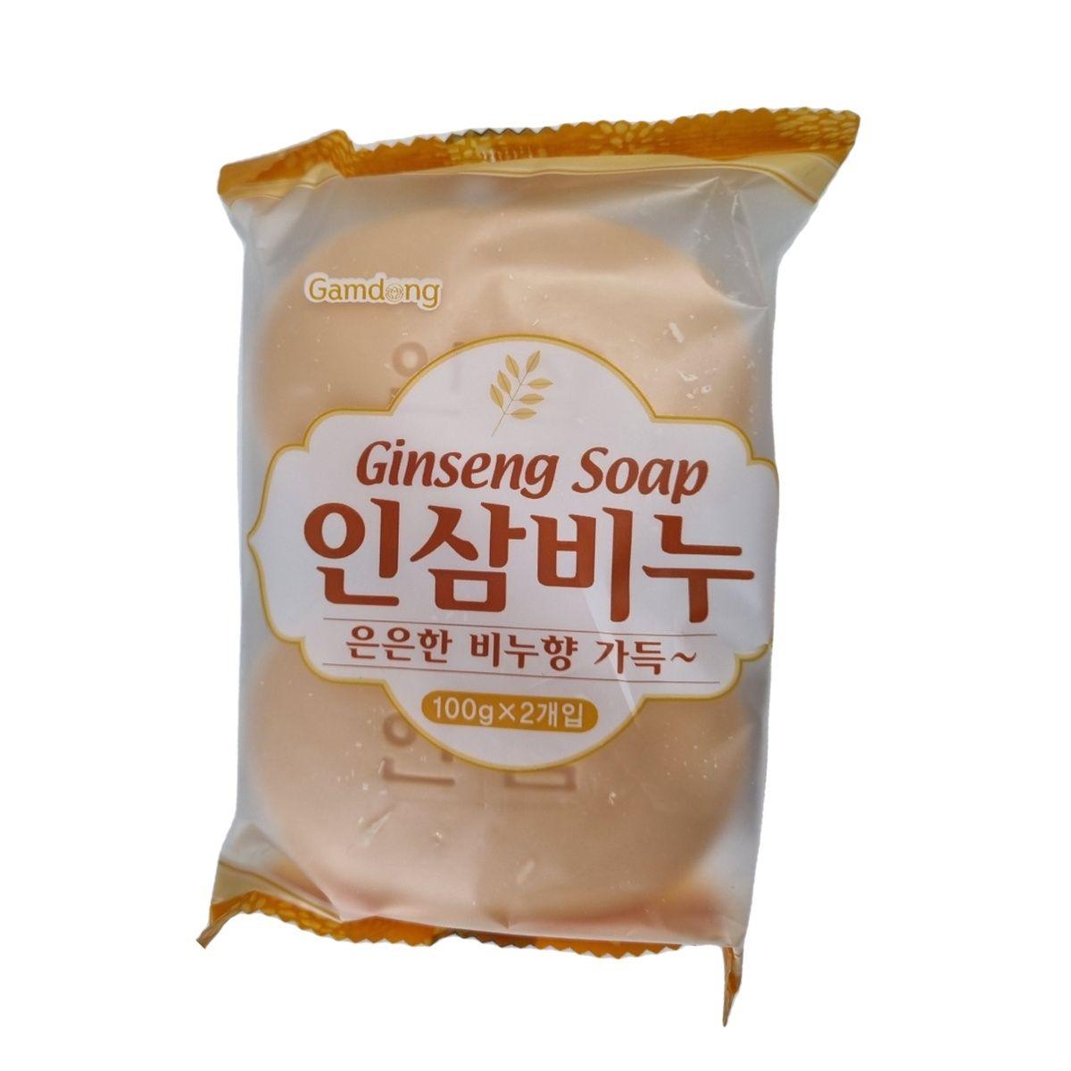 

Ginseng Soap 2P Set for Face Wash, Body Wash, Hand Wash, and Bath [WFJFJPF_251105]