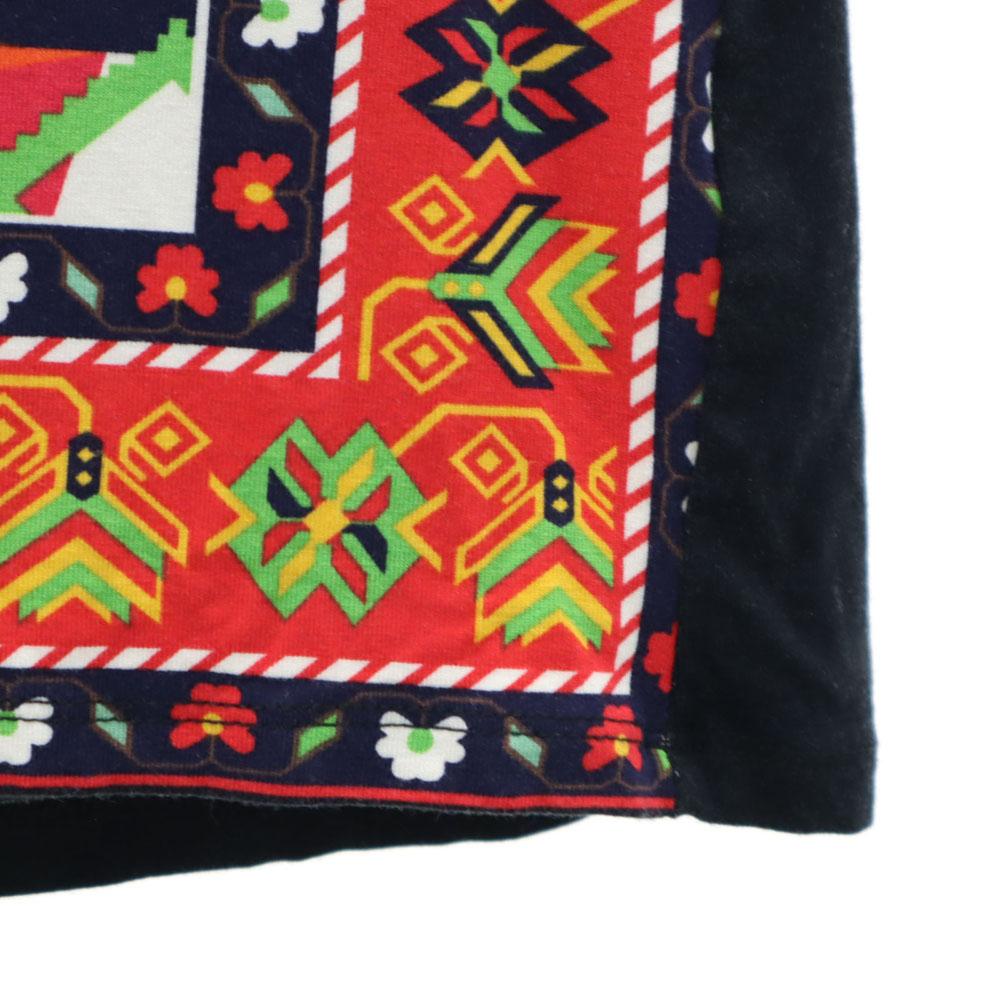 Desigual Short sleeve Knee-length dress XS Navy system Women Used