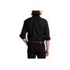 Polo Ralph Lauren Dyed Oxford Solid Color Long Sleeve Button Shirt Men shirts Black 198352638061