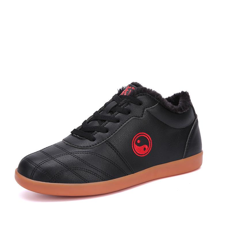

Tai Chi shoes black beef tendon sole leather surface soft non-slip Tai Chi martial arts shoes black 37