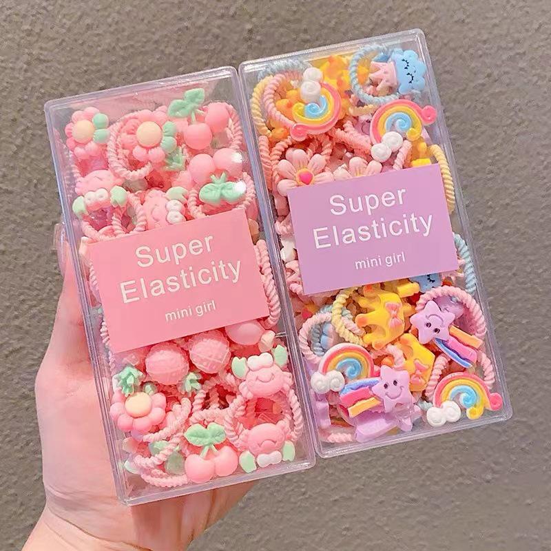 Child-Friendly Baby Hair Tie - Small, High Elasticity Rubber Band for Little Girls