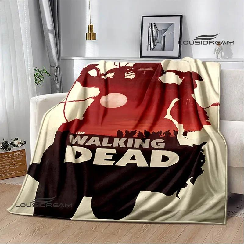 The Walking Dead printed blanket picnic blanket Warm Flannel blankets Soft and comfortable blanket bed linings Birthday Gift