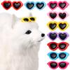 Pet Small Dog Cat Hair Clips Heart Sunglasses Shape Hairpins Lovely Puppy Bows Barrette Pet Supplies Grooming Hair Accessories