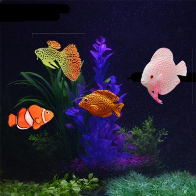 Leuchtende Fischdekorationen für tropische Aquarien – Simulation von Clownfischen, Guppys und Kaiserfischen