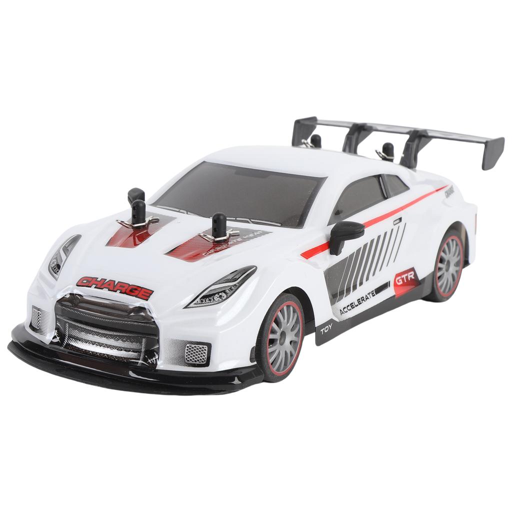 Remote Control Car, Rechargeable 4WD Drifting Vehicle with Spray Function and Lights, 2.4GHz Toy Car for Kids Boys