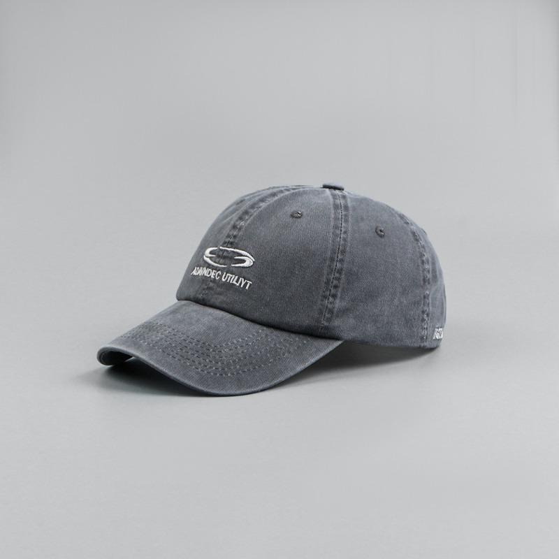 

Spring and summer new embroidered baseball cap women s versatile soft top sun hat fashionable high-quality sun protection hat men серый