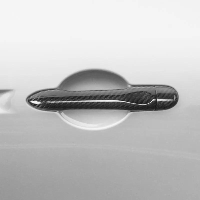 For Renault Megane 3 MK3 III 2008 2009 2010 2011 2012 2013 2014 2016 Carbon Fiber Car Door Handle Cover Trim Styling Accessories