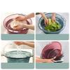 3Pcs Portable Dish Tub Dishpan for Washing Dishes Accs with Handle Laundry Basket Washing Baskets Bowl for Storaging Cleaning