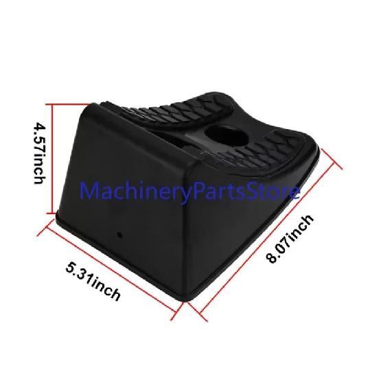 Hot Sell 2PCS Wheel Chocks Skid Resist Rubber High Strength Car Stopper Control Wheel Alignment Block Tire Support Pad