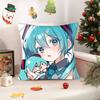 1PC HOT Anime H-Hatsune M-MikuS Pillow Case Square  Bedroom Sofa Leisure Comfort Cushion Car Home Decoration
