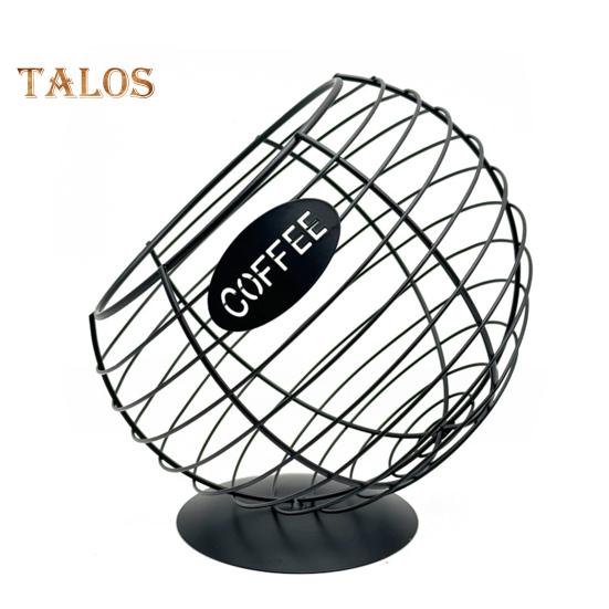 Coffee Pods Holder Storage Basket Durable Construction Large Capacity Coffee Pods Basket Multifunctional Organizer