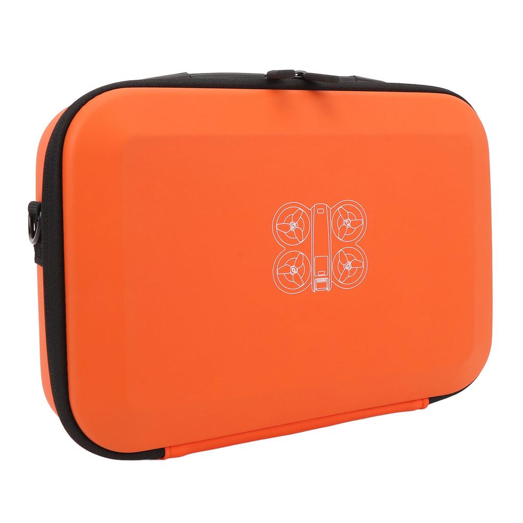 Drone Storage Bag PU Carrying Case with Shoulder Strap for NEO Drone and Accessories Orange