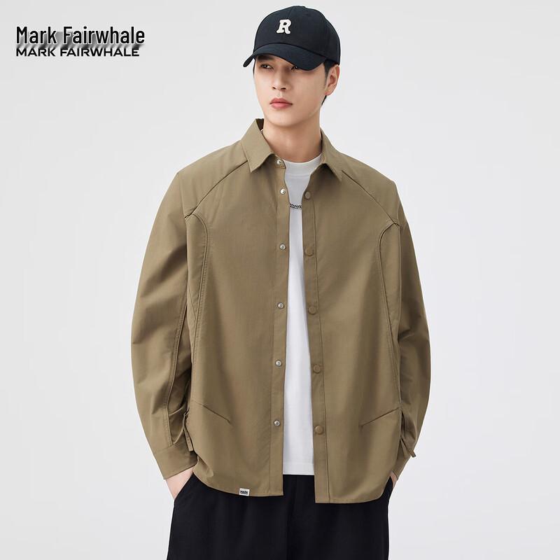 Mark Fairwhale Men's Casual Long-Sleeve Shirt