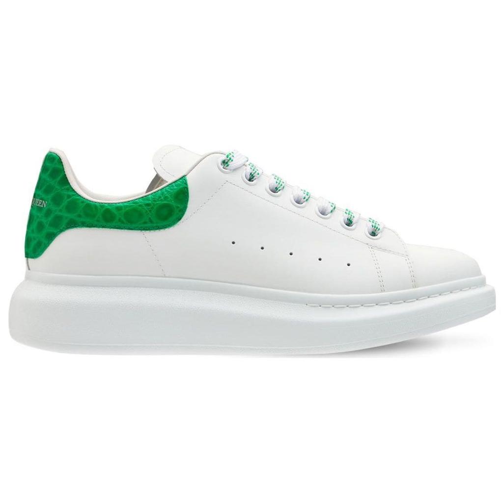 Alexander Mcqueen Oversized Sneaker 'White Green Crocodile' 625162WHYB89409
