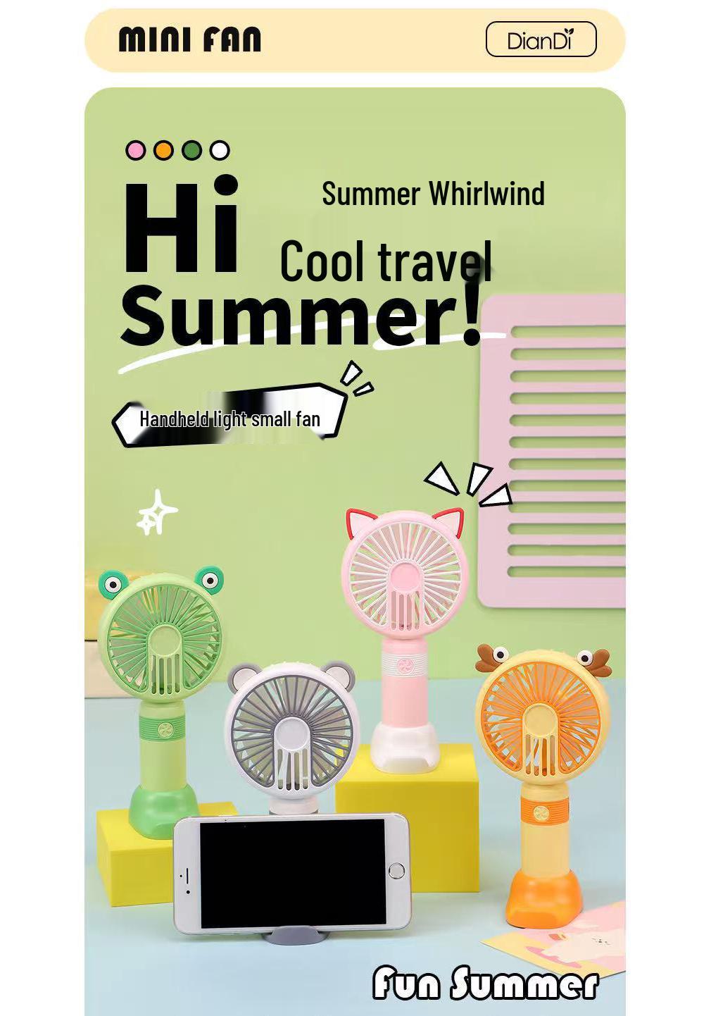 Silent USB Desk Fan: Compact and Portable for Home, Office, or Dorm 1