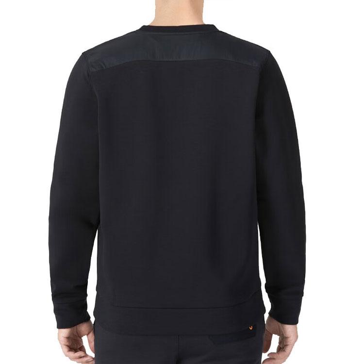 Under Armour Embroidered Logo Crewneck Sweatshirt Men Tops Black 1366222-001