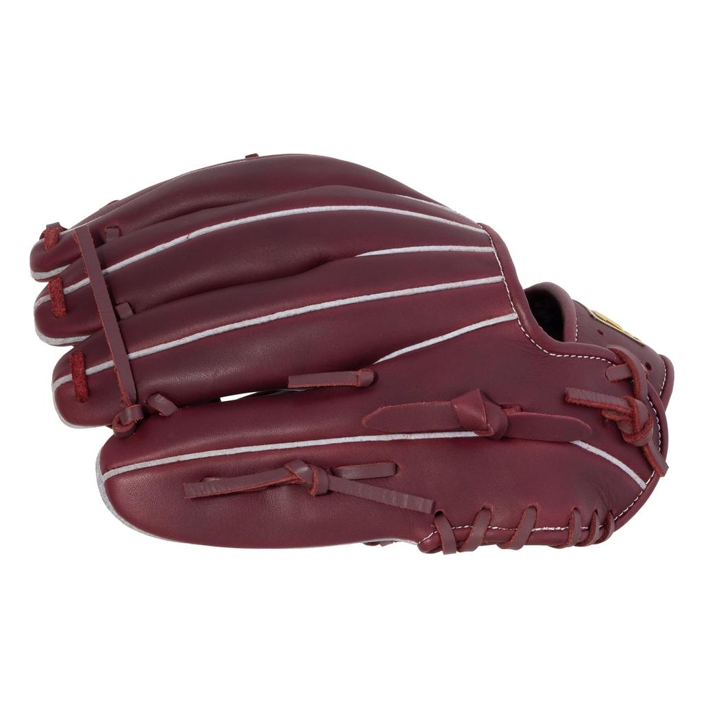 ZETT Soft Steer Baseball Bordeaux Size 3 All-Around Glove, Right-Handed Throw, Brown, (BRG352610)