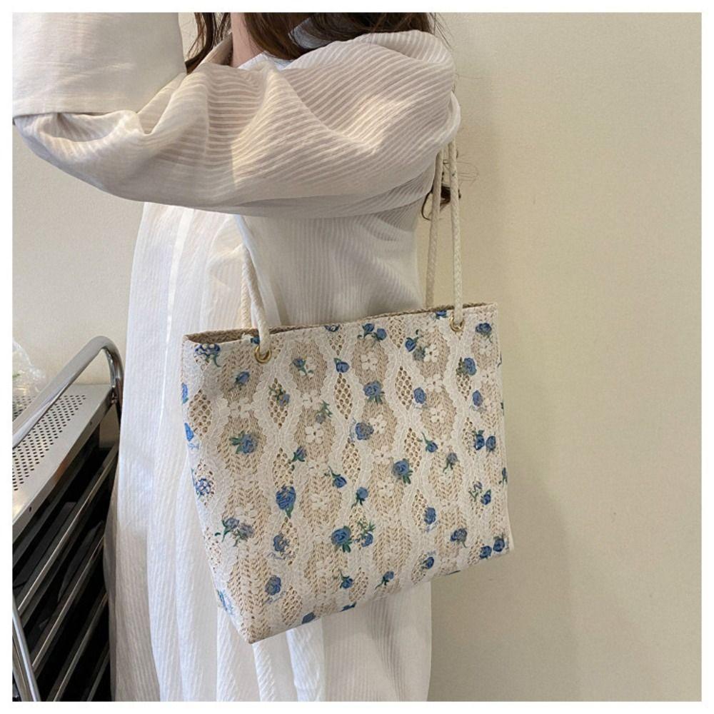 

Цветочная пляжная сумка в стиле бохо, модная женская сумочка