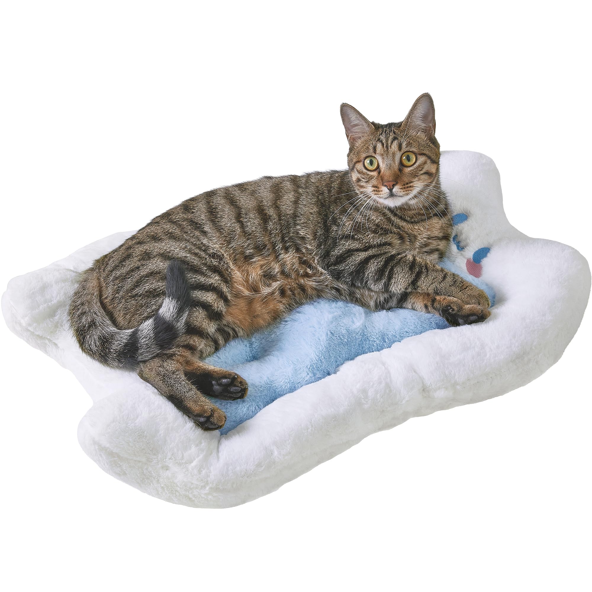 

MWPO Pet Pet For Dogs and All Year Comfortable to Sleep S Size 923A Bed, Mat, Cats, Cushion, Fluffy, Round, Winter, Washable, on,
