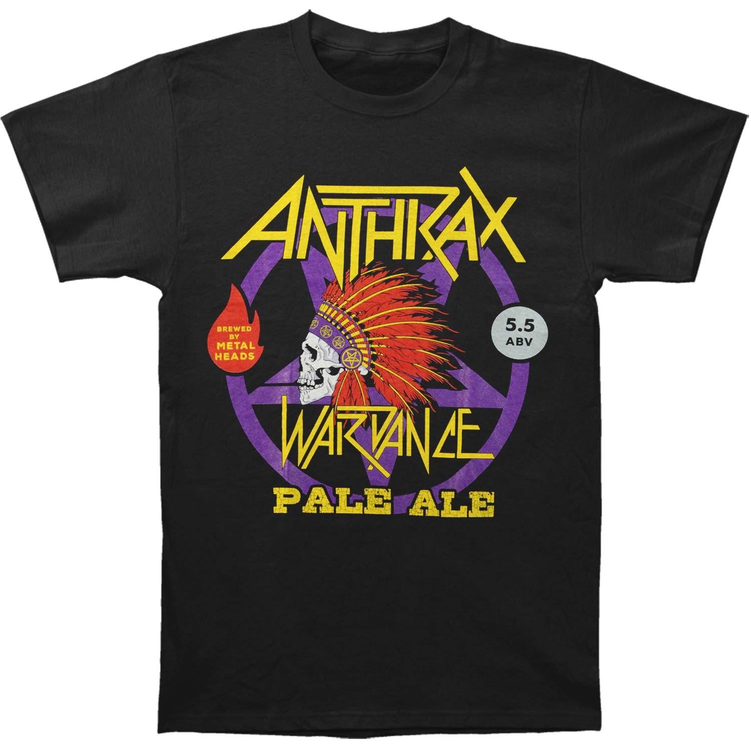 Men s Anthrax Wardance T-Shirt Mens Womens Tees Top  Black S