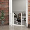 Adjustable Safety Gate w/ One Extensions, Four Adjustable Screws, White
