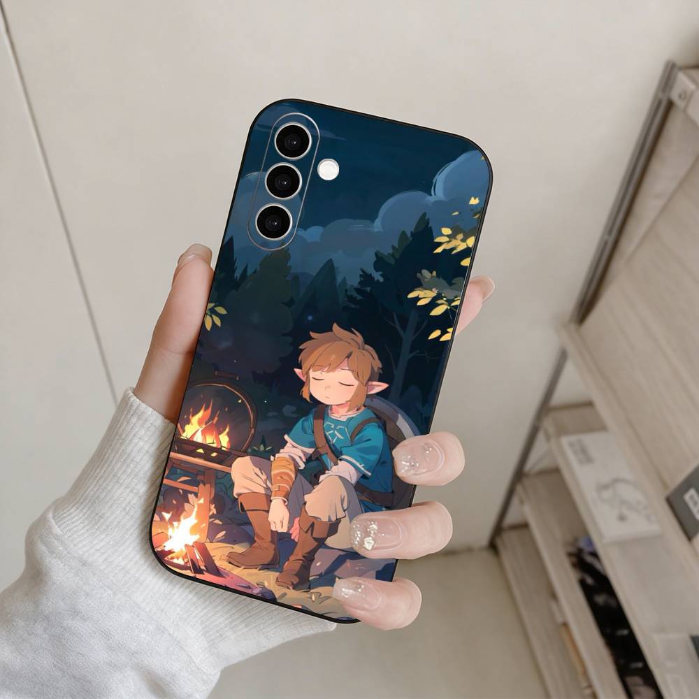 The Lege-nd of Z-Zelda Phone Case For Samsung Galaxy A73,A72,A71,A70,A53,A52,A51,Others Soft Black Cover