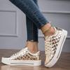 Mode Damen Sneaker Schuhe mit dicker Sohle Neue Herbst Einfarbig Schnürschuhe Sportschuhe Outdoor Casual Damen Sneaker Zapatos De Mujer