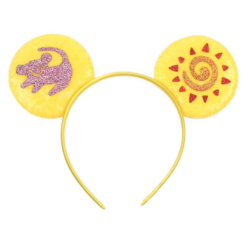 Nieuwste Mickey Mouse Oren Hoofdband Kid Adult Festival Party Pailletten Strik Haarband Vrouwen Baby Girl Party Haar Accessoires