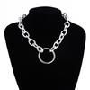 Trendy Link Chain Necklaces For Women Men Chunky Thick Choker Jewelry On The Neck Fashion Female Egirl Eboy Grung  Accessories