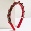 Christmas Headband  Cute Bell Beads Christmas Hair Accessories For Women